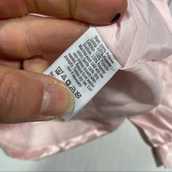 New Janie and Jack Girls Mock Neck Blouse Pink Polyester - Picture 4 of 4